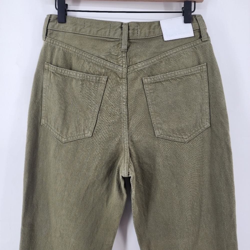 Denim Forum Aritzia The Joni High Rise Loose 29L Green Size 27 - Picture 5 of 12